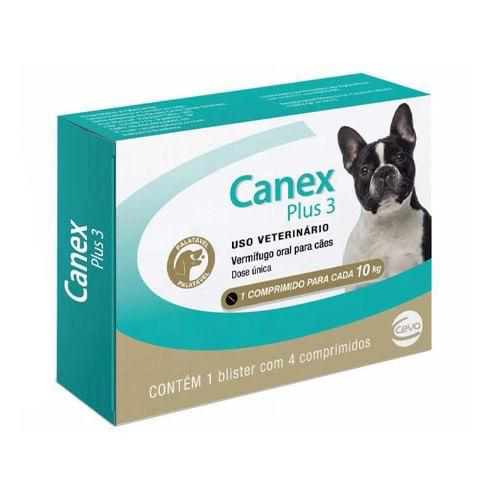 Vermífugo Canex Plus 3 Ceva Para Cães