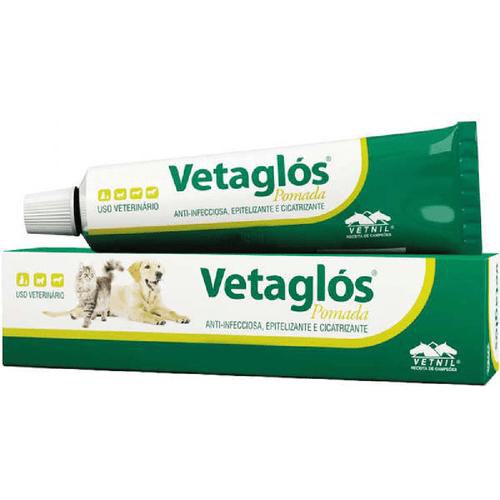 Imagem do produto Vetaglós 20G Vetnil Pomada Cicatrizante Cães E Gatos