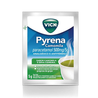 Vick Pyrena Camomila Sachê Com 5 G