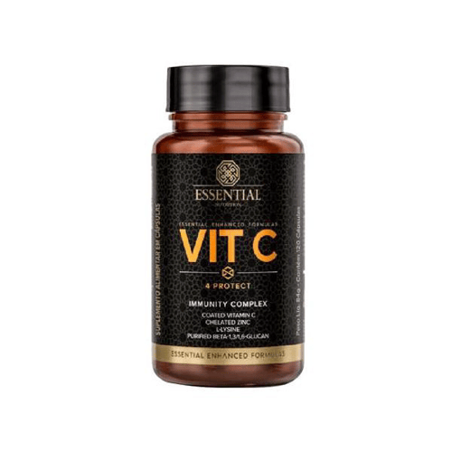 Vit C 4 Protect 120 Cápsulas Essential Nutrition
