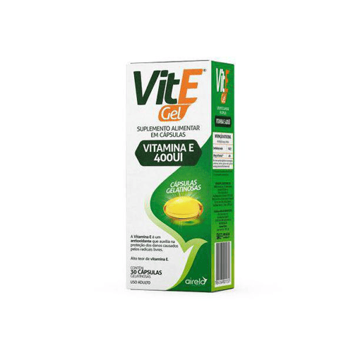 Imagem do produto Vit E Gel 400Ui 30 Cápsulas