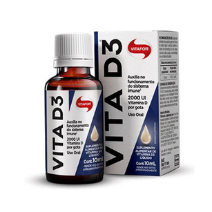 Imagem do produto Vita D3 Vitamina D 2000Ui Vitafor 10Ml Em Gotas