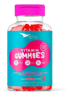 Imagem do produto Vitamin Gummies, Cabelos Pele E Unhas, 60 Gomas Morango