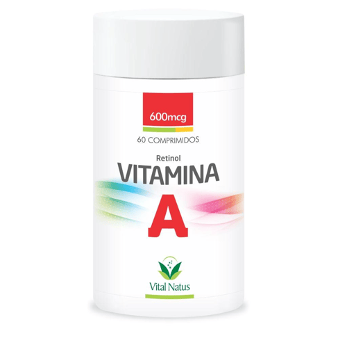 Imagem do produto Vitamina A Retinol Puro 2600Mcg 60 1 Comprimido Vez Ao Dia Vital Natus
