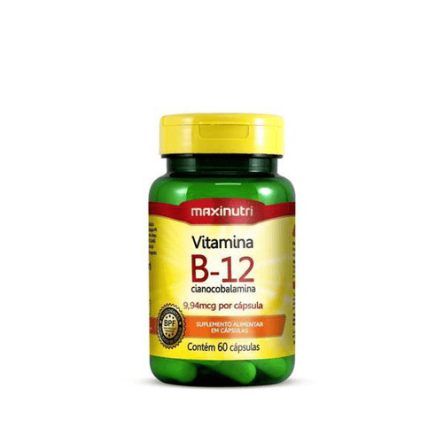 Vitamina B12 Maxinutri 60 Cápsulas