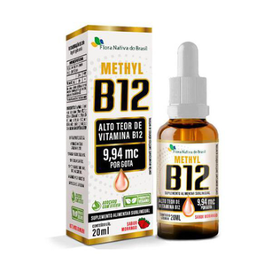 Imagem do produto Vitamina B12 Sublingual Metilcobalamina 9,94 Mcg Por Gotas 20Ml Flora Nativa