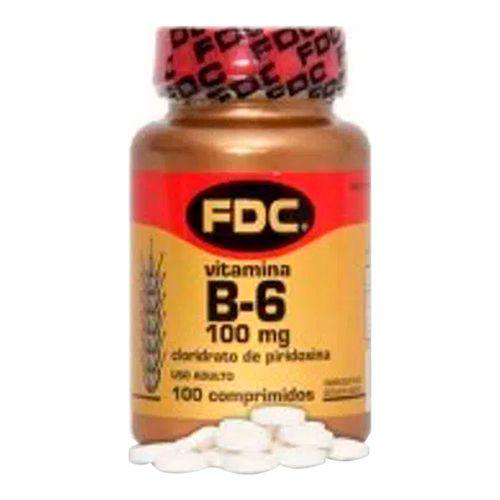 Vitamina B6 100Mg Fdc 100 Comprimidos