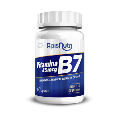 Vitamina B7 Apisnutri 60 Cápsulas