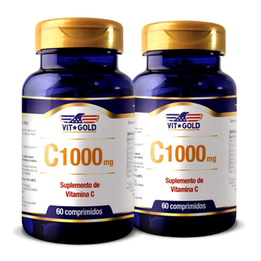 Imagem do produto Vitamina C 1000 Mg Vitgold Kit 2X 60 Comprimidos