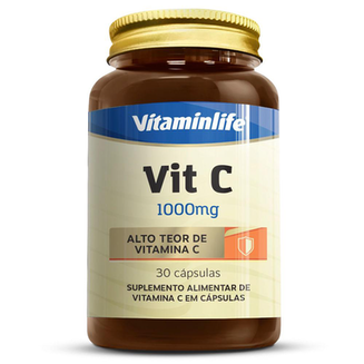 Vitamina C 1000Mg Vitaminlife 30 Cápsulas