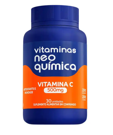 Vitamina C 500 Mg - 30 Comprimidos