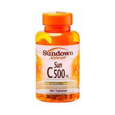 Imagem do produto Vitamina - C 500Mg Com 180 Tabletes Sundown Vitamina