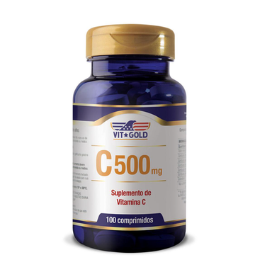 Imagem do produto Vitamina C 500Mg Vitgold Com 100 Comprimidos