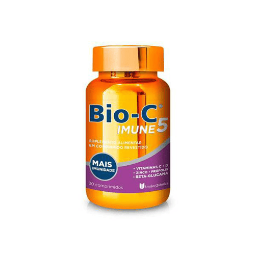Imagem do produto Vitamina C Bioc Imune 5 Com 30 Comprimidos Revestidos