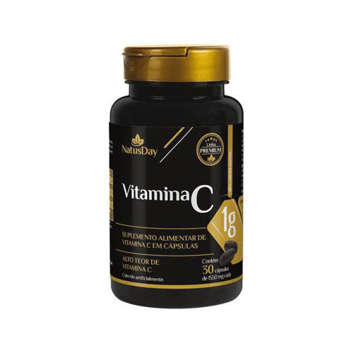 Vitamina C Natusday Premium 1G Com 30 Cápsulas