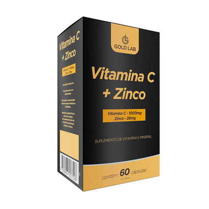 Vitamina C+Zinco - Gold Lab 60 Cápsulas
