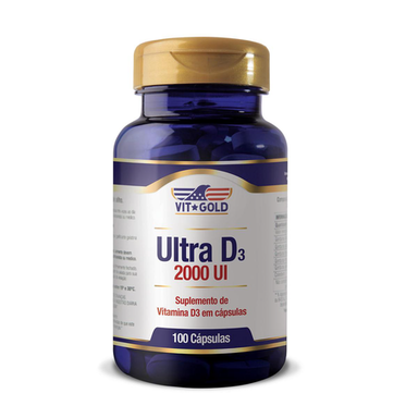 Imagem do produto Vitamina D 2000 Ui 100 Cápsulas Vit Gold
