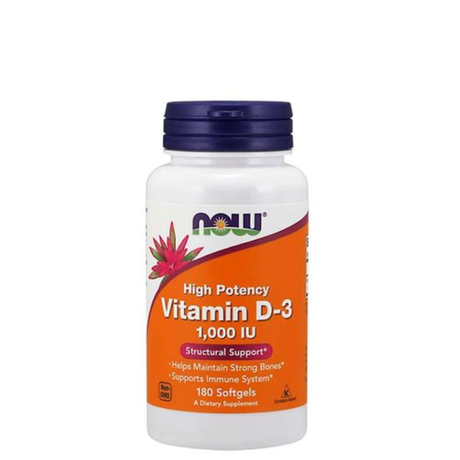 Imagem do produto Vitamina D3 1.000 Ui 180 Cápsulas Now Foods