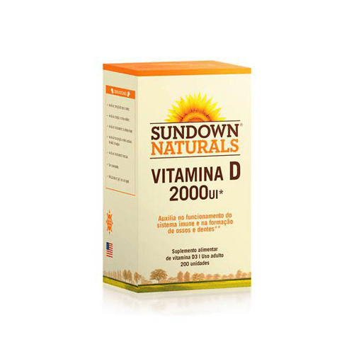 Vitamina D3 2.000Ui 200 Comprimidos Sundown Naturals