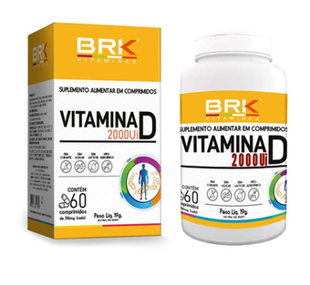 Vitamina D3 60 Comprimidos Brk