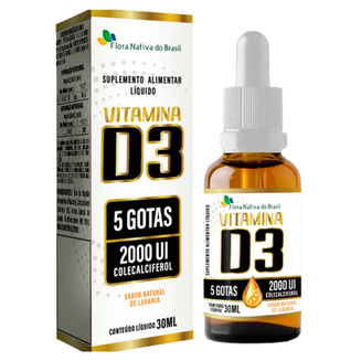 Imagem do produto Vitamina D3 Em Gotas 2000Ui 30Ml Flora Nativa