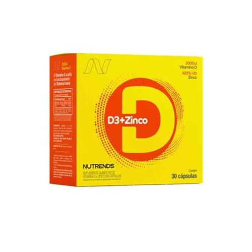 Imagem do produto Vitamina D3 + Zinco Nutrends 30 Cápsulas