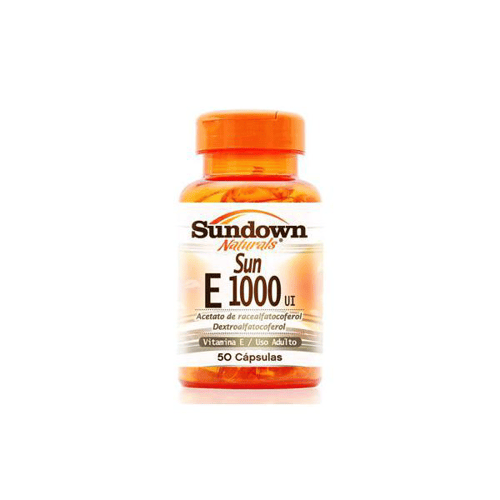 Vitamina - E 1000Ui Com 50 Cápsulas Sundown Vitamina