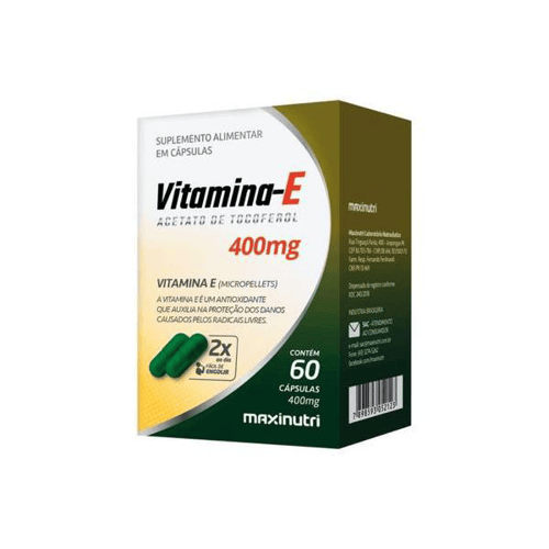 Imagem do produto Vitamina E 400Mg Com 60 Cápsulas