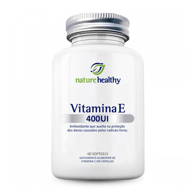 Imagem do produto Vitamina E 400Ui Com 60 Cápsulas Nature Healthy