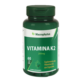 Vitamina K2 250Mg 60 Cápsulas Macrophytus