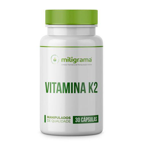 Imagem do produto Vitamina K2 Menaquinona100mcg 30 Cápsulas