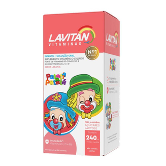 Vitamina Lavitan Infantil Patati Patatá Sabor Laranja 240Ml