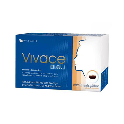 Vivace Bleu 30 Capsulas Gelatinosa Equaliv Luteina 10 Com 30 Capsulas