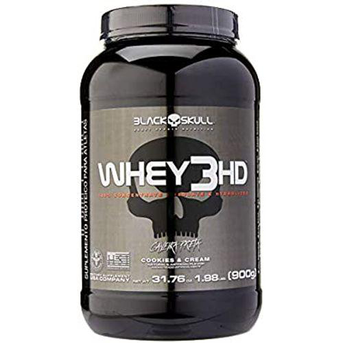 Imagem do produto Whey 3Hd 900 G Black Skull Cookies And Cream Body Action