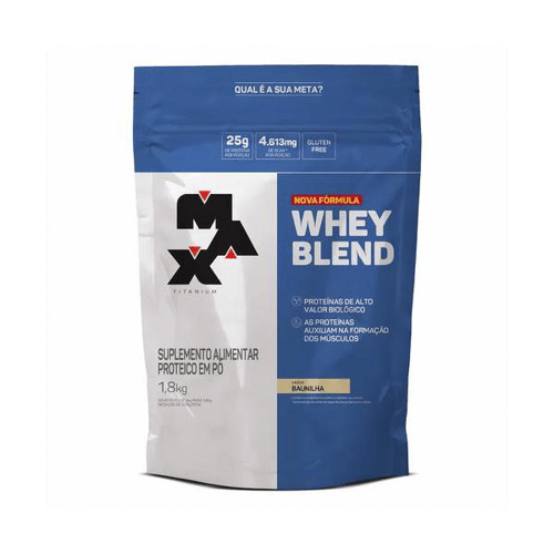 Whey Blend Sabor Baunilha 1,8Kg Max Titanium