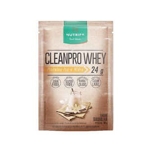 Whey Cleanpro Baunilha 15 Sachês Nutrify