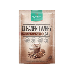 Whey Cleanpro Cacau 15 Sachês Nutrify