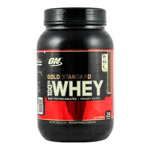 100% Whey Gold Standard 2lbs - Optimum Nutrition - 100% Whey Gold Standard 2lbs baunilha - Optimum Nutrition