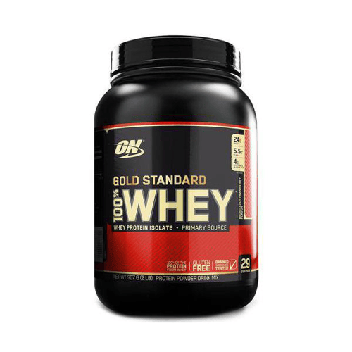 Whey Gold Standard Morango 2Lb Optimum Nutrition