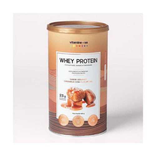 Imagem do produto Whey Gourmet Caramelo 23G Lata 450G Vitaminese