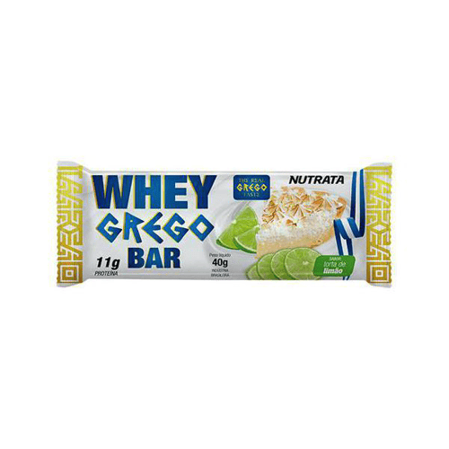 Whey Grego Bar Caixa 12 Unidades Nutrata Whey Grego Bar Caixa 12 Unidades Torta De Limão Nutrata