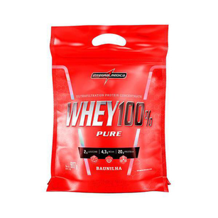 Whey Protein 100% Pure Baunilha Integralmédica Refil 907G Integralmedica