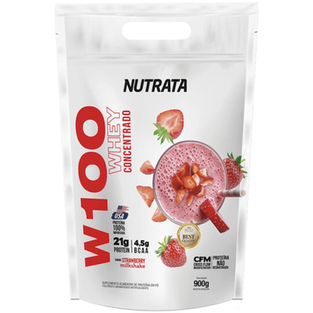 Imagem do produto Whey Protein Concentrado 100% W100 900G Refil Nutrata