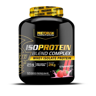 Imagem do produto Whey Protein Iso Blend Complex Pretorian Morango 2Kg