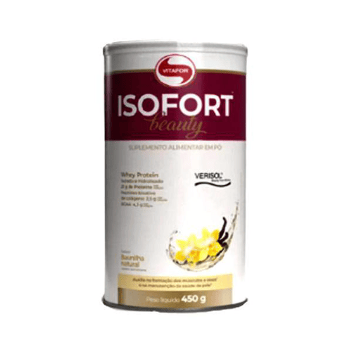 Whey Protein Isofort Beauty Baunilha Natural Vitafor 450G