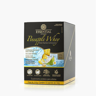 Imagem do produto Whey Protein Pineapple 34G 510G 15 Unidades Essential Essential Nutrition