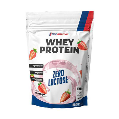 Whey Protein Zero Lactose Morango Newnutrition