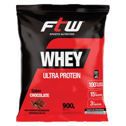 Imagem do produto Whey Ultra Protein Sc 900 G Ftw Chocolate Ftw Fitoway Labs