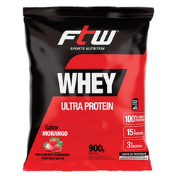 Imagem do produto Whey Ultra Protein Sc 900 G Ftw Morango Ftw Fitoway Labs