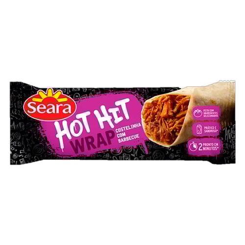 Imagem do produto Wrap Costelinha Com Barbecue Seara Hot Hit 100G